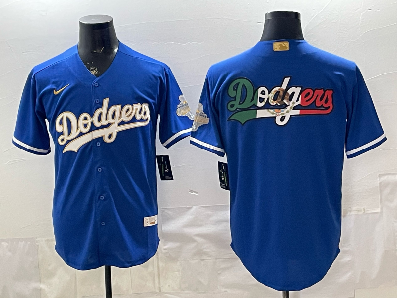 Men Los Angeles Dodgers blank blue Game Nike MLB Jersey 0404006